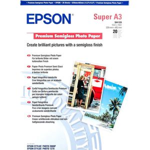 Epson S041328 Papier - A3+ / 20 vellen / Semi Glans