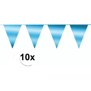 Slinger Vlaggenlijn Blauw Verjaardag Gender Reveal Metallic 100 Meter