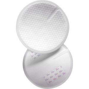 Philips Avent Borstkompressen - 60 stuks - Extra dun en absorberend - Lekvrij - Ademende buitenlaag - Honingraatbovenlaag - 2 Plakstrips - Afzonderlijk verpakt - SCF254/61