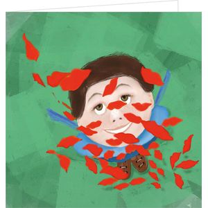 Kus kus - Kaartenbizz - Wenskaart - Kunstkaart - Illsutratie - Kinderen