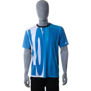 PUNTAZO Padel T-shirt Heren Sportshirt XXL blauw Korte mouw