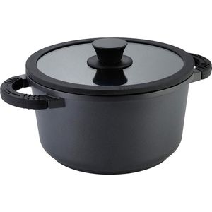 Blackline aluminium gietijzeren pan, gietijzer, 134533, zwart