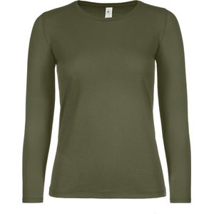 B&C #E150 Ladies' T-shirt long sleeves CGTW06T - Urban Khaki - M