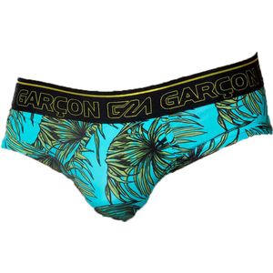 Garçon Palms Brief - MAAT M - Heren Ondergoed - Slip voor Man - Mannen Brief