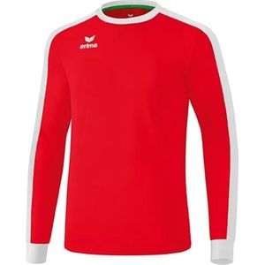 Erima Retro Star Voetbalshirt Lange Mouw Kinderen - Rood / Wit | Maat: 128