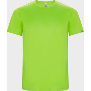 Fluor Groen unisex ECO CONTROL DRY sportshirt korte mouwen 'Imola' merk Roly maat L