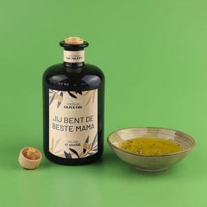 Olijfolie met Etiket: Jij bent de beste Mama - Origineel Moederdag Cadeau - makeyour.com - Premium Olijfolie - makeyour.com