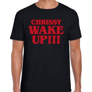 Stranger Halloween verkleed shirt chrissy wake up zwart - heren - horror shirt / kleding / kostuum M