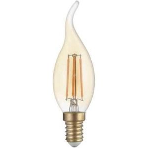 Gloeilamp E14 LED Flame Filament 4W T35 - Warm wit licht - Verre - Unité - Wit Chaud 2300K - 3500K - SILUMEN