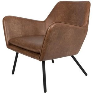 Berg fauteuil PU-leer bruin