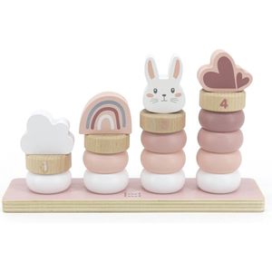Label Label - Little Stacking Rings - Pink