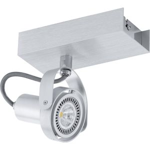 EGLO Novorio - Spot - 1 Lichts - LED - Aluminium-Geborsteld