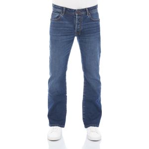 LTB Heren Jeans Broeken Roden bootcut Fit Blauw 30W / 36L Volwassenen Denim Jeansbroek