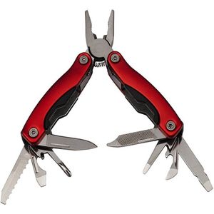 Zeer compact Multitool 9in1 BSH ADVENTURE MT-027A - rood