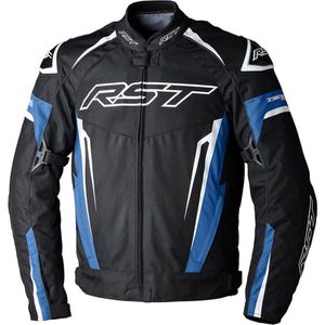 RST Tractech Evo 5 Blue Black White Textile Jacket 52 - Maat - Jas
