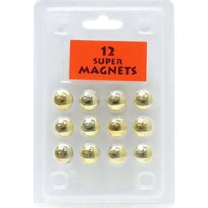 Deknudt Frames magneten S328B4 - kleine ronde goudkleurige magneten
