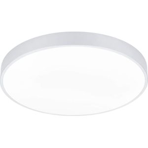 LED Plafondlamp - Torna Oka - Aanpasbaar kleur - Dimbaar - Rond - Mat Wit - Metaal