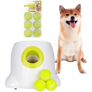 Ballenwerper voor honden - Ballenwerper automatisch - Automatische ballenwerper voor honden - Ballenwerper - Mini 9x5cm - Groen
