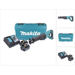Makita DJR 186 RFK accu reciprozaag 18 V + 2x accu 3.0 Ah + lader + koffer