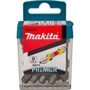 Makita E-03377 Bitset 10-delig Kruiskop Phillips Torsion Control Technology