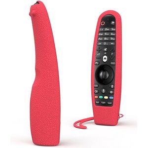 Beschermhoes Geschikt voor afstandsbediening, Geschikt voor LG AN-MR600 AN-MR650 Magic Remote Control, siliconen hoes, antislip, schokbestendig - Rood