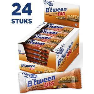 B'tween BIG - Pinda & Chocolade Mueslirepen - 24 stuks x 50 gram - Voordeelverpakking