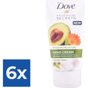 Dove Avocado Nourishing Secrets Handcrème - 75ml - Voordeelverpakking 6 stuks