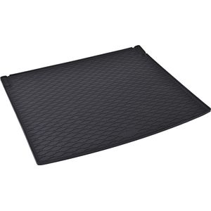Rubber kofferbakmat - VW Tiguan vanaf 2024- (ook eTSI vanaf 2024-) geschikt voor de modellen met hoge- of lage laaldvloer en de Vw Tiguan PHEV vanaf 2024 met hoge laadvloer.