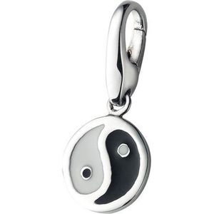 Bedel | charm | sterling zilver | ying-yang | karabijn | hanger