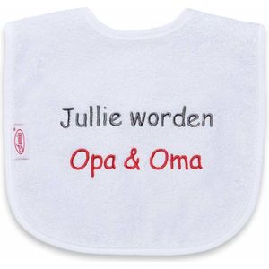 Tekstslabber Jullie worden Opa & Oma