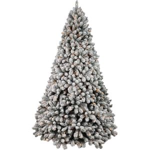 Wintervalley Trees - Kunstkerstboom Osler met LED verlichting - 240x155cm - Besneeuwd