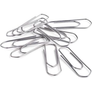 Paperclips 32 mm gepunt, doos van 100 stuks