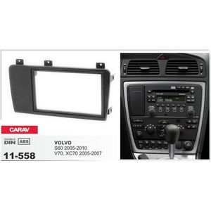 2-DIN VOLVO S60 2005-2010; V70, XC70 2005-2007  inbouwpaneel Audiovolt 11-558