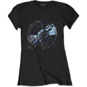 Pink Floyd - Machine Greeting Blue Dames T-shirt - M - Zwart