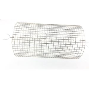 vonkenvanger gaas 100 x 100 cm RVS maaswijdte 10 mm