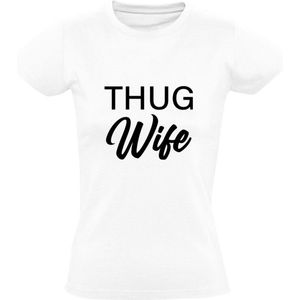 Thug wife Dames T-shirt | meid | hiphop | rap | tuig | crimineel