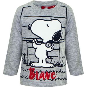 Snoopy baby shirt / longsleeve, grijs, maat 81 ( 18 maanden)