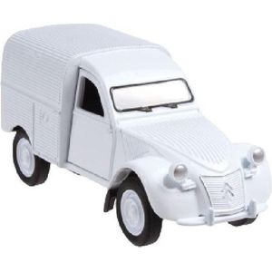 busje Citroen 2CV Fourgonnette 12 cm die-cast wit