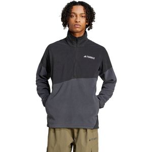 adidas TERREX Terrex Multi Climawarm Fleece Anorak - Heren - Zwart- M