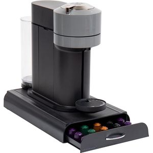 SHOP YOLO - Capsulehouder - Compatibel met Nespresso - 50 Capsules - zwart - kunststof