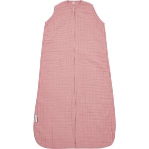 Meyco Baby Uni pre-washed hydrofiele slaapzak zomer - old pink - 70cm