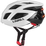 Livall BH60SE Neo White Large - (Smart) fietshelm - SOS functie - LED richtingaanwijzers - Smart verlichting