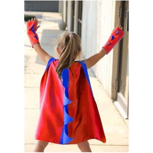 Halloween - Dinosaur Cape Kleding - Mantel en Polsband - Halloween Grappige Cartoon Dress up - Dinosaurus Cape Polsondersteuning - Cosplay voor jongens meisjes – Unisex - 3-8 jaar - cadeau