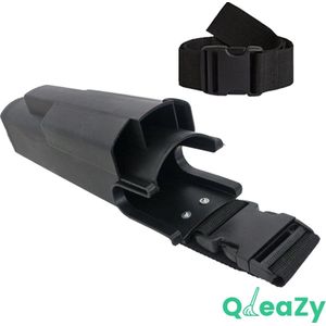 QleaZy bucket voor glazenwassers. Inclusief heupriem 105cm. Zwart.
