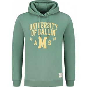 Ballin Amsterdam - Heren Regular fit Sweaters Hoodie LS - Forest Green - Maat S