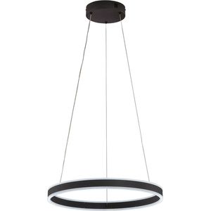 Fischer & Honsel - Hanglamp Sirko - 1x LED 40 W (incl.) - Zwarte Zandgrond