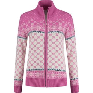 Kama ® Gebreid damesvest Windstopper®, roze (XL)