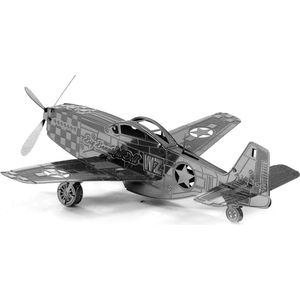 Metal Earth Modelbouw 3D Mustang P51 - Metaal