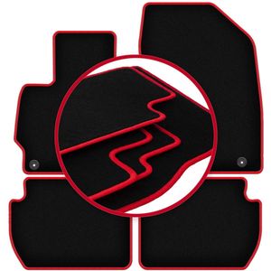 CARLUX-RED automatten voor: Mitsubishi Outlander II crossover (2006-2013)