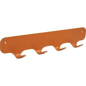 Gorillz Rounded Four - Wandkapstok - 40x6x7,8cm - Oranje